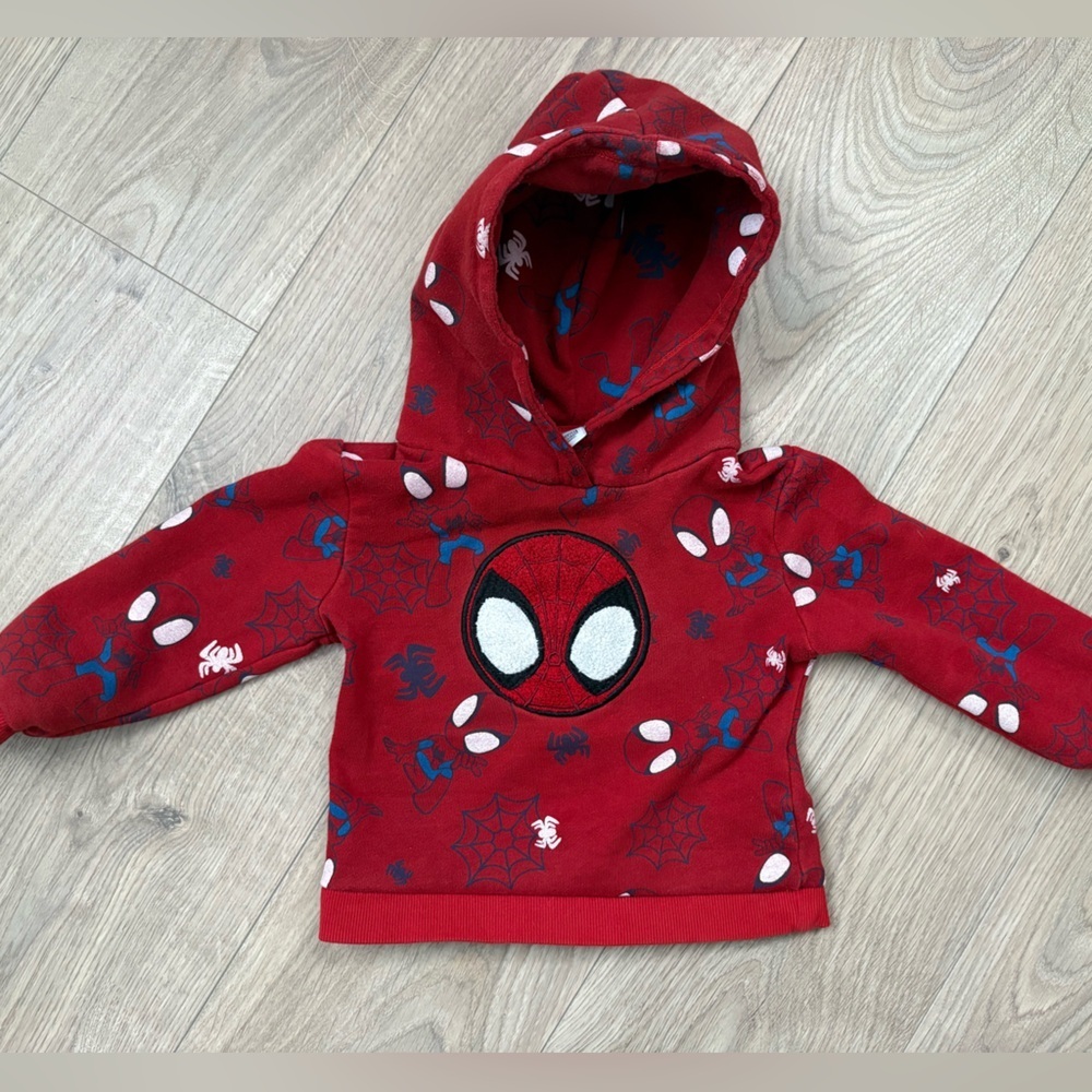 Spider-Man Hoodie 3T Joe Fresh Marvel Red Toddler Cozy Pullover